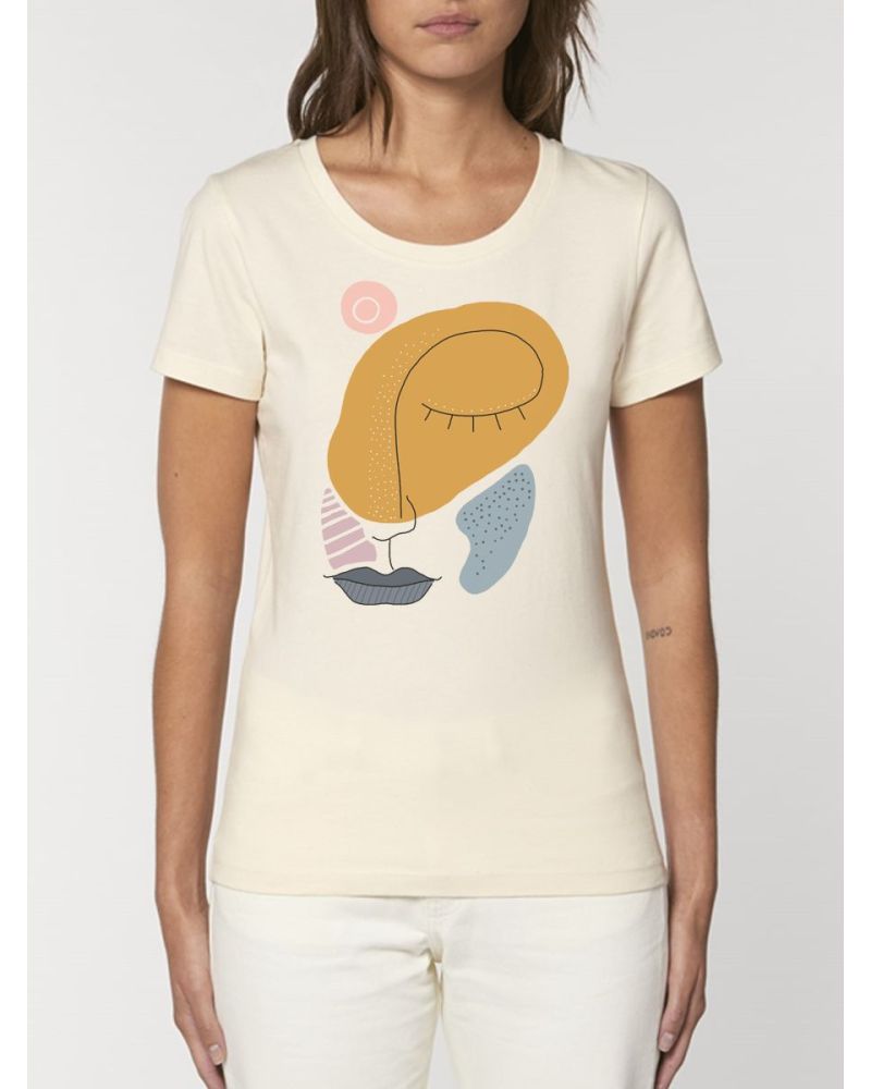  T-shirt femme BIO "Visage" 