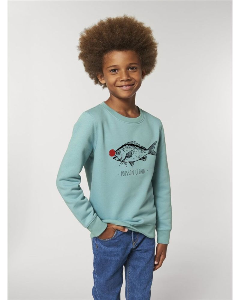 Sweat enfant "poisson Clown"