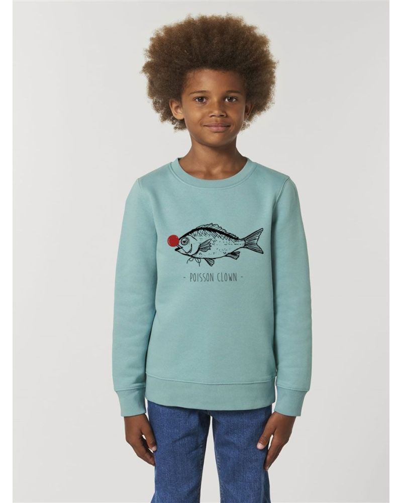 Sweat enfant "poisson Clown"