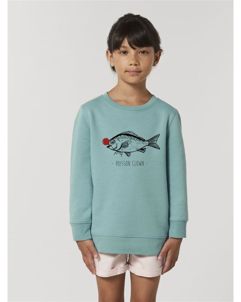 Sweat enfant "poisson Clown"
