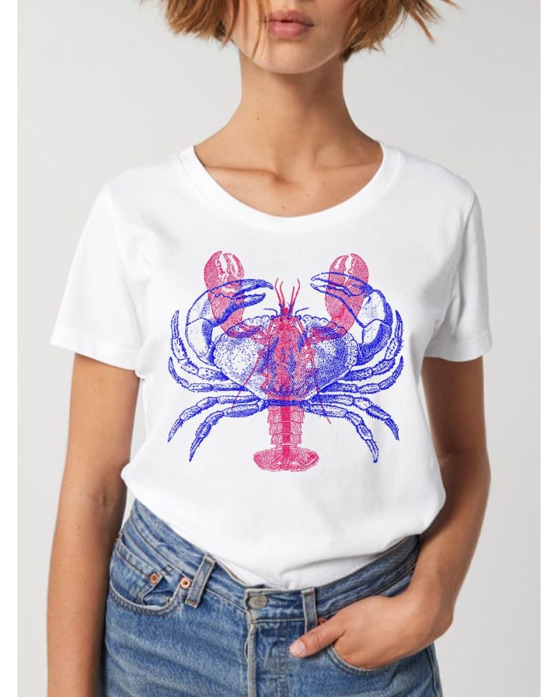T-shirt femme "Homard/Crabe" par Ruliano des Bois