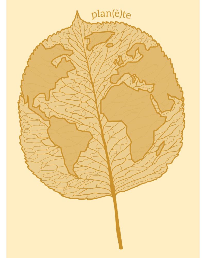 T-shirt femme ''Plan(è)te Feuille''