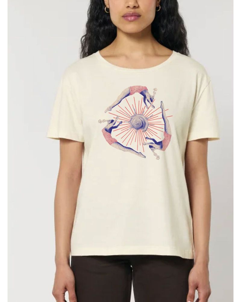 T-shirt femme "Nageuses" par Ruliano des Bois