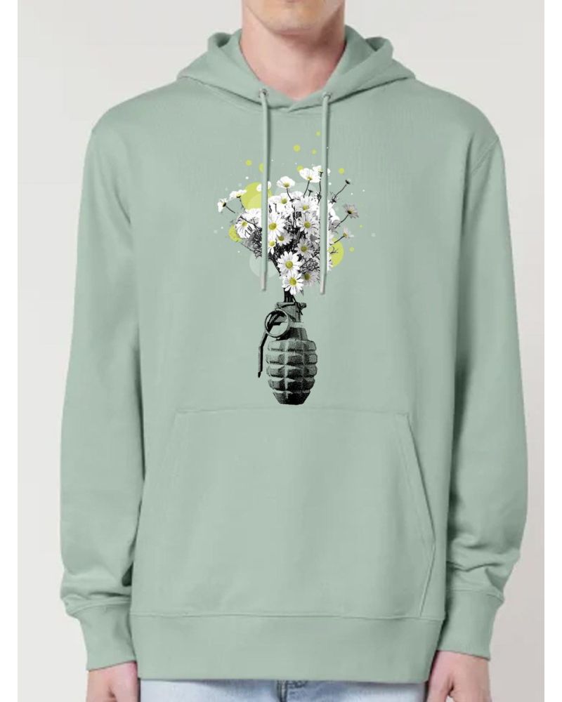 Sweat Homme "Flower Bomb"