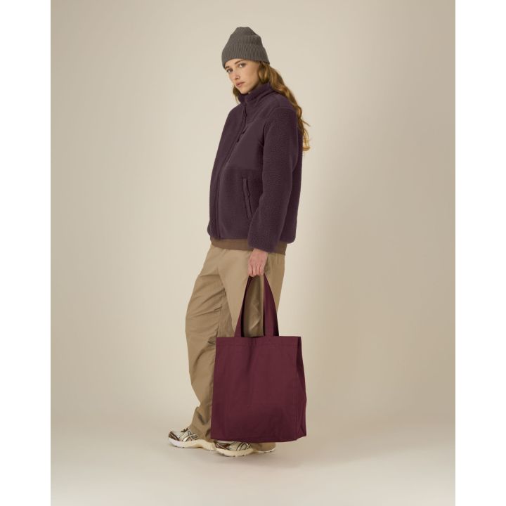 Mid Tote Bag - Burgundy
