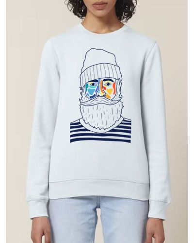 SWEAT UNISEXE COL ROND "MARIN" BY ATELIER SALÉ