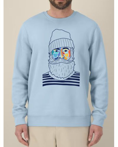 SWEAT UNISEXE COL ROND "MARIN" BY ATELIER SALÉ