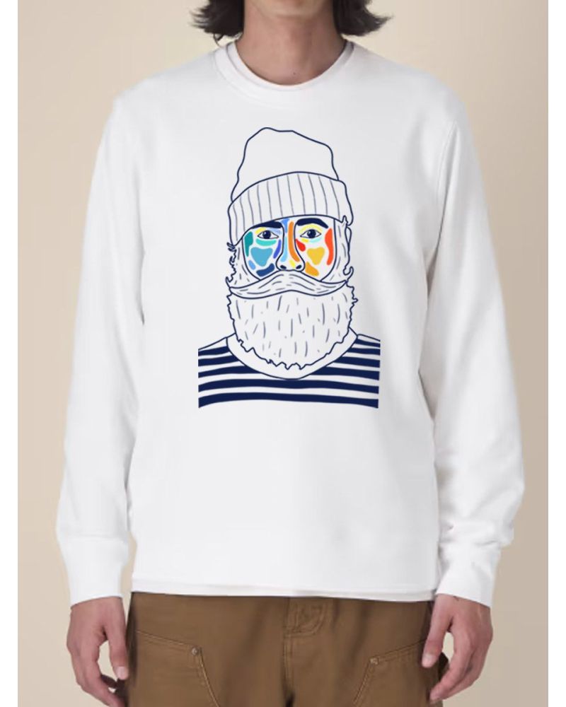 SWEAT UNISEXE COL ROND "MARIN" BY ATELIER SALÉ