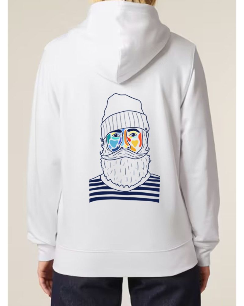 SWEAT UNISEXE ZIP CAPUCHE "MARIN" BY ATELIER SALÉ