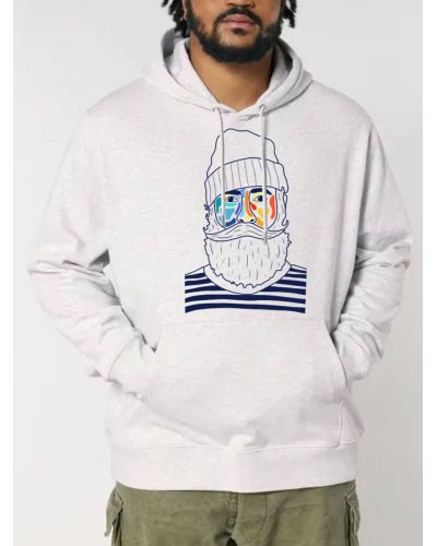 SWEAT HOMME CAPUCHE "MARIN" BY ATELIER SALÉ