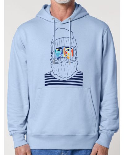SWEAT HOMME CAPUCHE "MARIN" BY ATELIER SALÉ