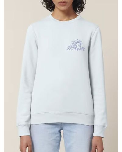 SWEAT UNISEXE COL ROND "VAGUE D'AMOUR" BY ATELIER SALÉ