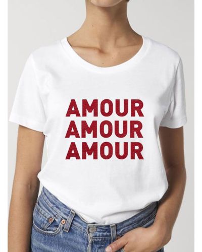 T-shirt femme "Amour Amour Amour"