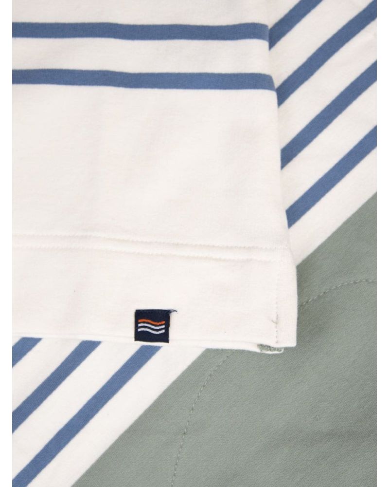 Sweat Génois en molleton – Style marin décontracté