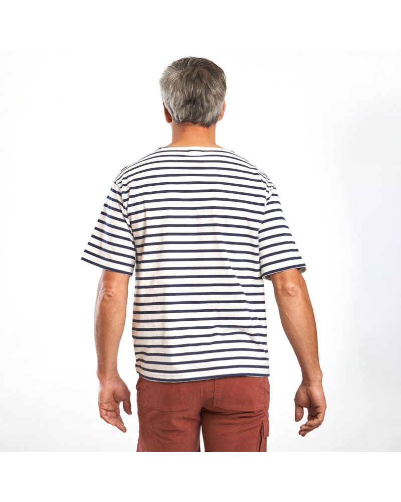 Marinière Brest à manches courtes en coton – L’authentique version estivale