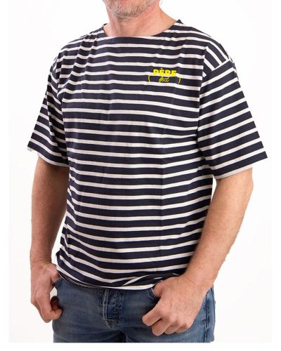 Marinière Brest à manches courtes en coton – L’authentique version estivale