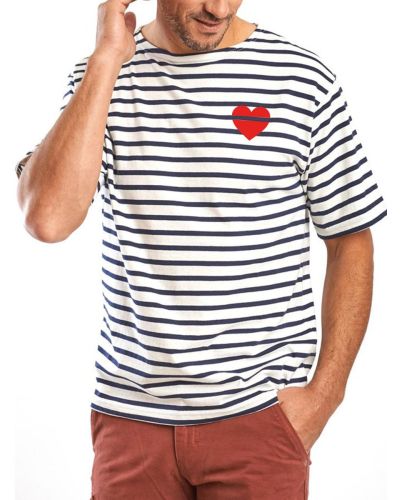 Marinière Brest à manches courtes en coton – L’authentique version estivale