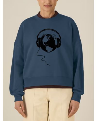 SWEAT FEMME "ECOUTE LA TERRE"