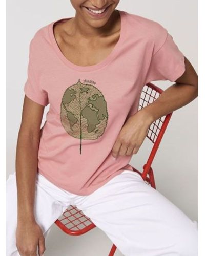 T-shirt femme ''Plan(è)te Feuille''