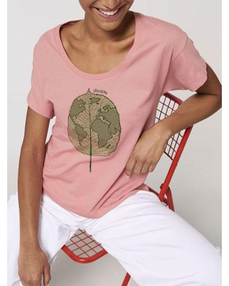 T-shirt femme ''Plan(è)te Feuille''