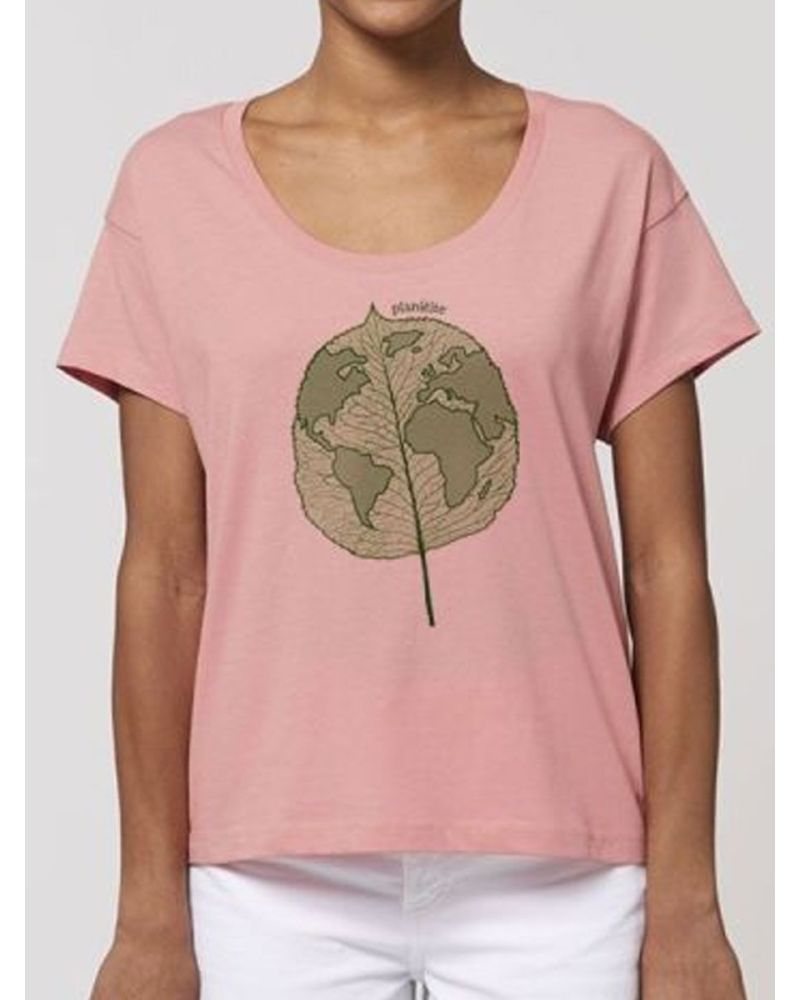 T-shirt femme ''Plan(è)te Feuille''