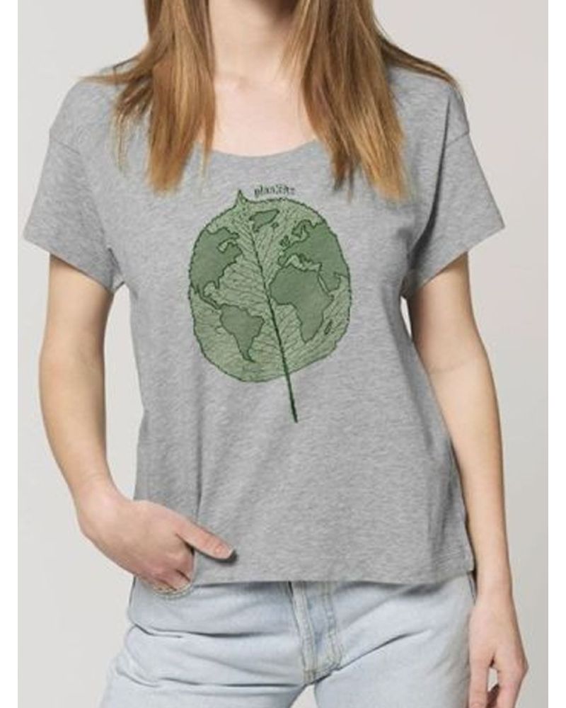 T-shirt femme ''Plan(è)te Feuille''