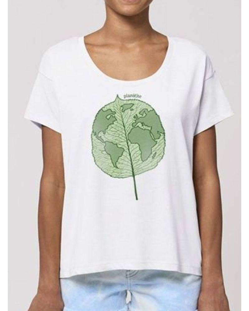 T-shirt femme ''Plan(è)te Feuille''