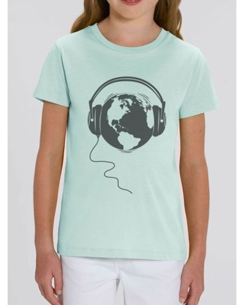 Tee shirt enfant "Ecoute la Terre"