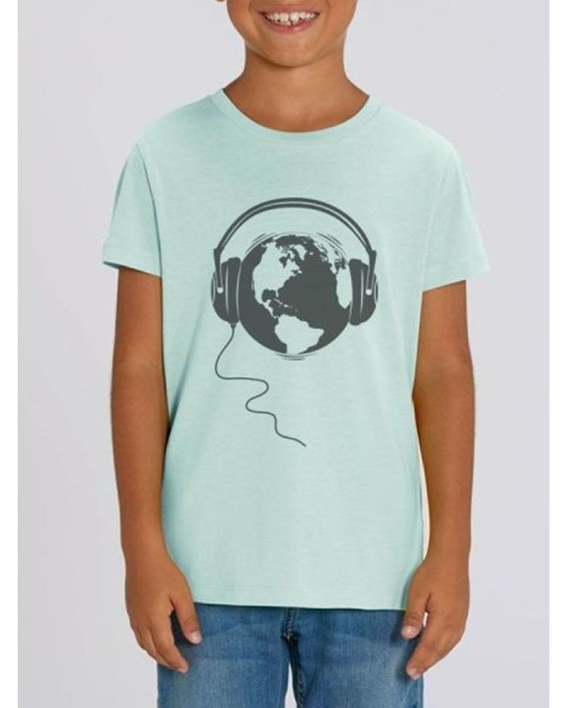 Tee shirt enfant "Ecoute la Terre"