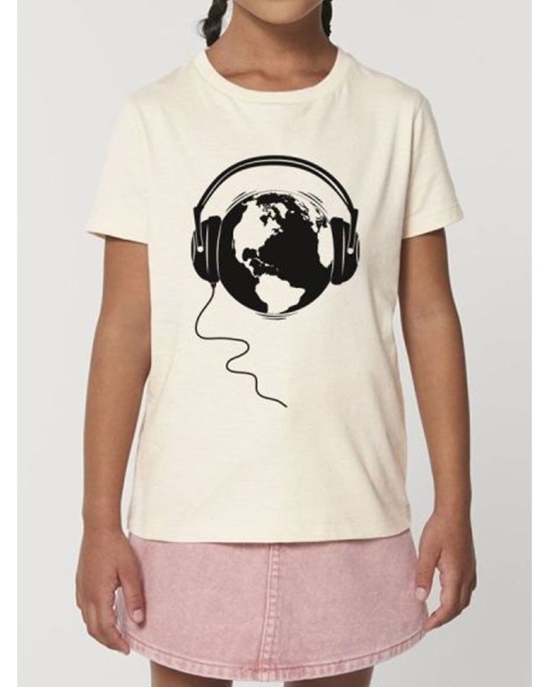 Tee shirt enfant "Ecoute la Terre"