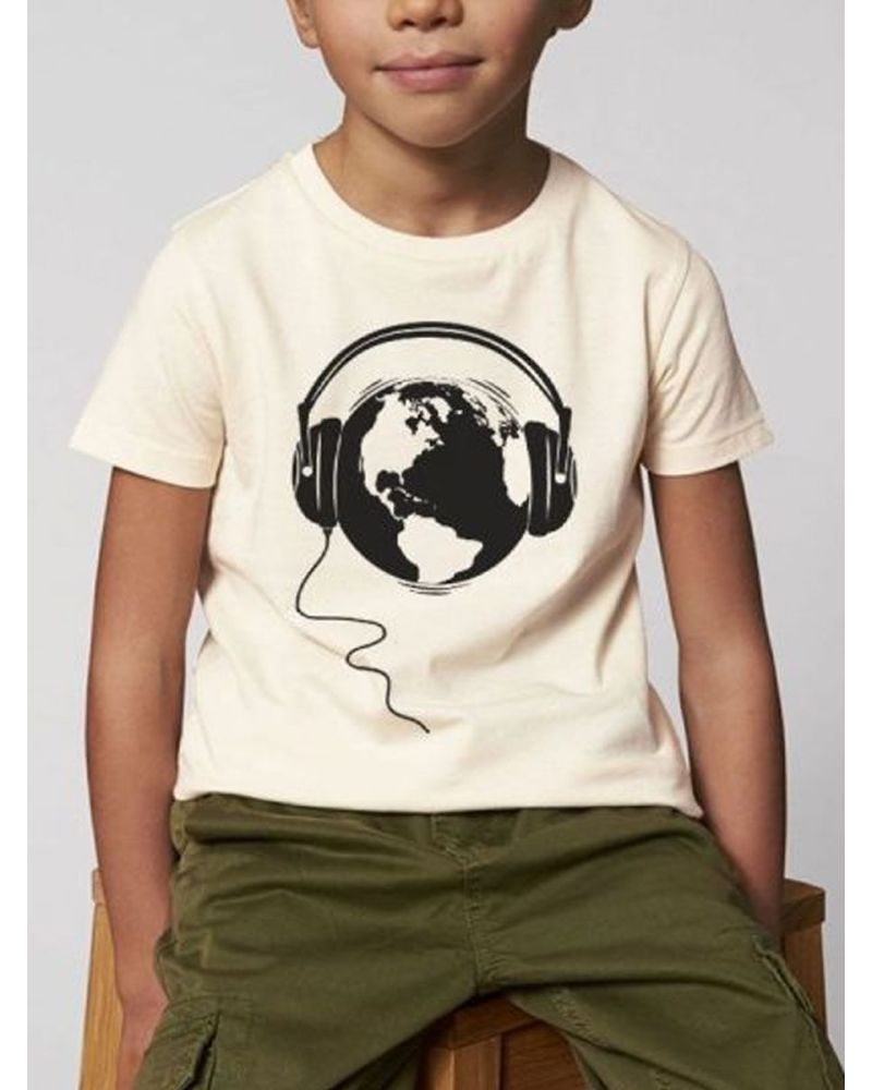 Tee shirt enfant "Ecoute la Terre"